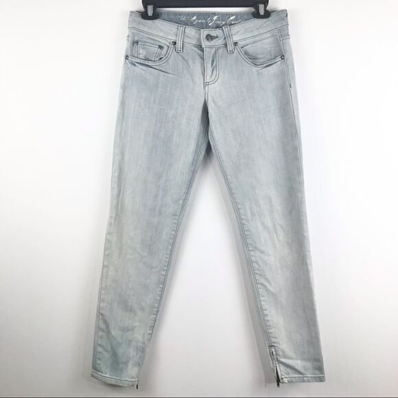 Juicy Couture The Ryan Light Wash Zipper Cuff Denim Jeans - Picture 1 of 12